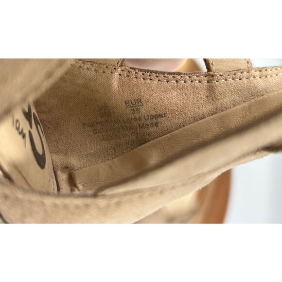 Circus by Sam Edelman Sandals Sz 8.5 Tan Pointed Toe Gladiator Lace Up Strappy - Picture 10 of 10